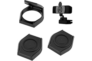 Knomix 3 Pack Universal Webcam Cover Desktop Computer External Webcam Lens Cover Shutter Cap Hood, Streaming Web Camera Priva