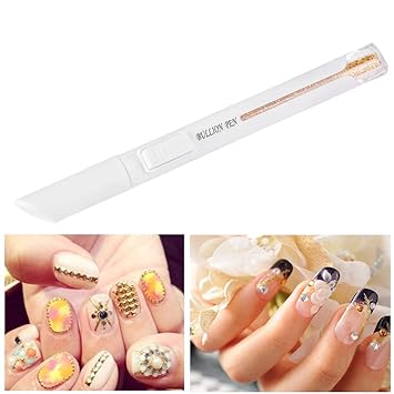 Nail Art With Bullion Beads Nails By Rabbit
