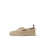 Ted Baker Men's Cromer Boat Shoe, Beige, 8