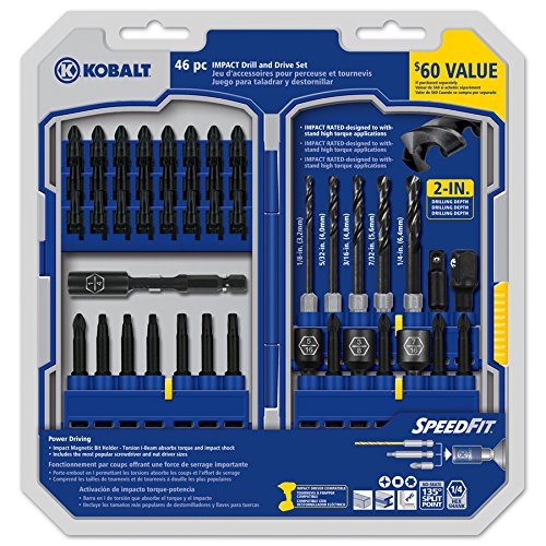 Click Here to See More Images Kobalt 46-piece Impact Driver Bit Set