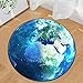 Gouerping Earth Printed Round Carpet Rug Floor Mats Bath Mat