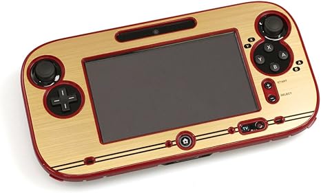 Amazon Wiiuゲームパッド用 レトロフェイスプレート Fcレッド ケース 収納
