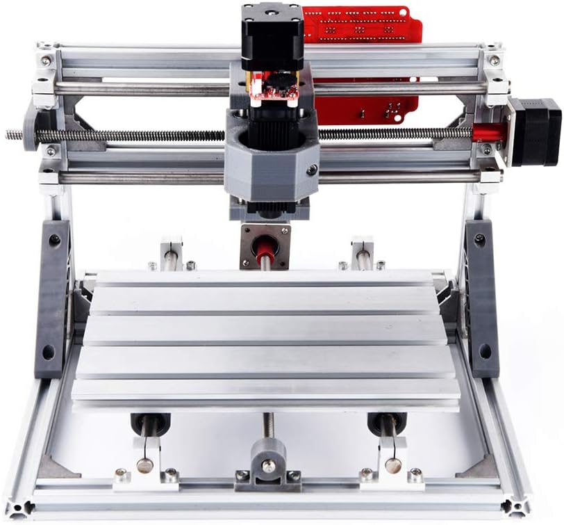 2 in 1 Laser cutting and Engraving Machine CNC 2418, GRBL Control 110V-240VAC Updated PCB CNC Router for Wood, Acrylic & PVC (without laser head)