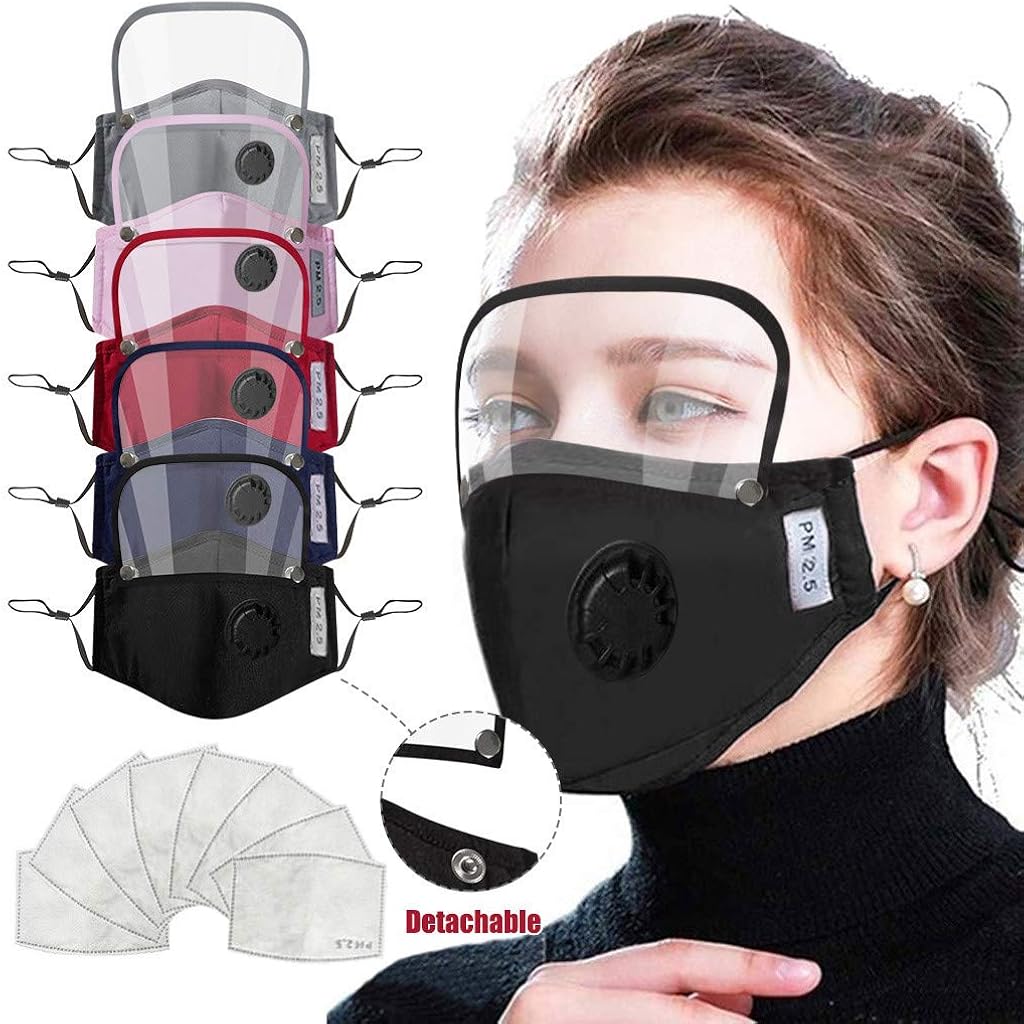 Mouth Face Protective Gear, Adjustable Washable Reusable