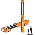 EverBrite 1000LM LED Work Light, Rechargeable Work Light for Mechanics with Dual Magnetic Bases&Hanging Hooks, 4 Lighting Modes, USB C Cable, Ideal Christmas Gift for Car Repair, Working, Pack of 2