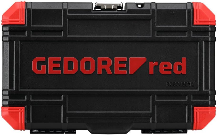 GEDORE red Impact wrench socket set, 12-piece set, 1/2", Hex socket, AF 10-24 mm, for Automotive R63003012 - Image 4