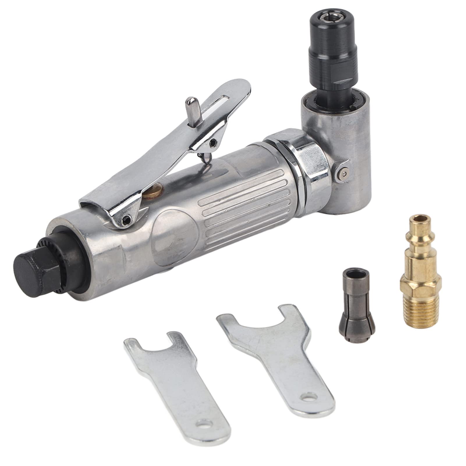 3-6mm Chunk Polisher 2000rpm Industrial 90° Pneumatic Grinder Grinding Cleaning Tool Bend Mini Electric Drill Rotary