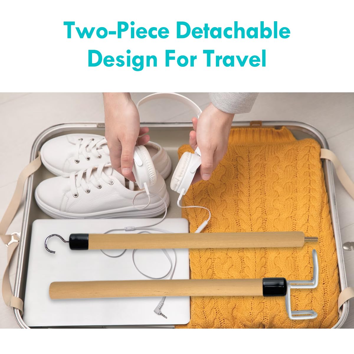 27'' Dressing Stick, Long Dressing Stick for Elderly, Disabled, Limited Mobility – Daily Living Dressing Aid Stick for Hip Replacement, Back - Dressing Aid for Pants, Shoes, Socks