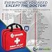First Aid Kit, Premium Emergency Kits - 192 Piece First Aid Supplies for Home Office, Car, Camping Accessories, Survival Gear or Backpacking - Must Haves Medical Kit to Keep Your Family Safe