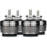 IsoAcoustics Gaia Series Isolation Feet for Speakers &amp; Subwoofers (Gaia III, 70 lb max) &ndash; Set of 4