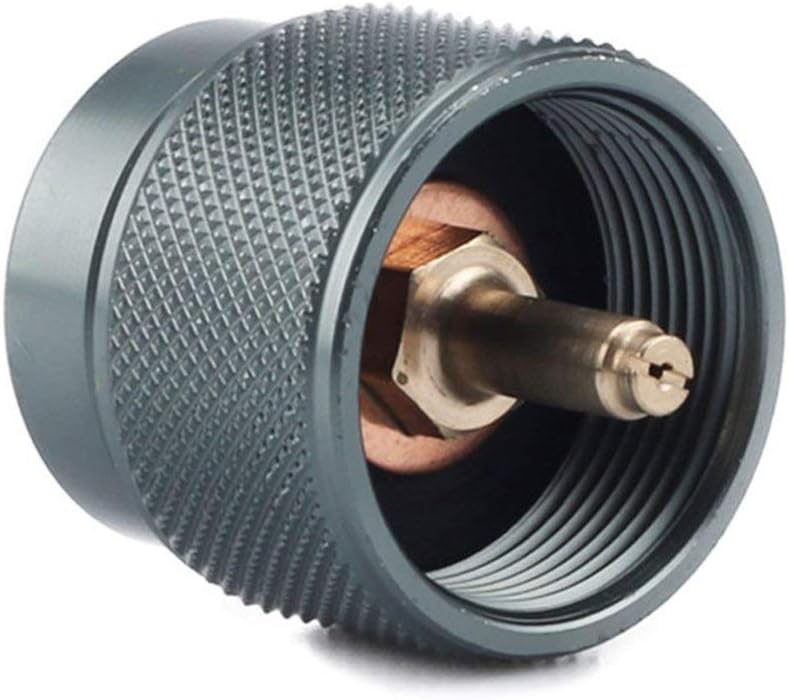 Propane Gas Tank Input EN417 Valve Output Convert Cylinder Canister Adapter