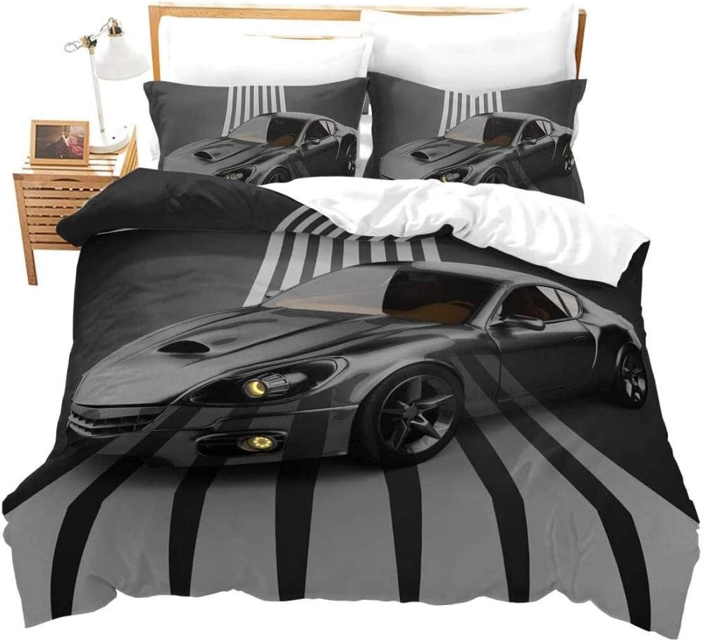 Raaooaceo® Juego de Funda nórdica navideña, Deportes Extremos Coche