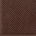 WaterHog Fashion Diamond-Pattern Commercial Grade Entrance Mat, Indoor/Outdoor Medium Brown Floor Mat 4' Length x 3' Width, Dark Brown by M+A Matting