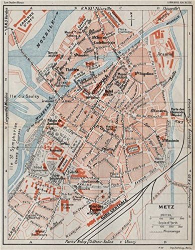 Plan de Metz - Voyages - Cartes