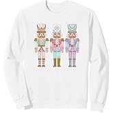 Pastel Nutcrackers Handpainted Look Sweatshirt