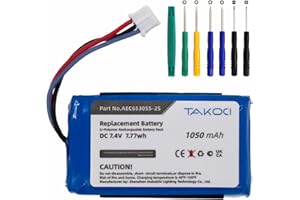 Youejoeq AEC653055-2S Battery Replacement Battery for JBLFlip,Flip 1