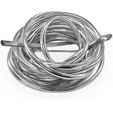 Tuxihapp Car Door Edge Guards 16.4ft, Universal U-Shaped PVC Trim Strip Chrome Tape Self-Adhesive, Scratch Resistant Automotive Door Edge Molding Protection for Cars Truck SUV Weatherproof(Silver-5M)