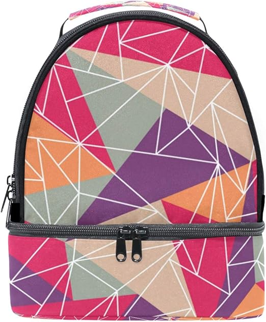geometric triangle bag
