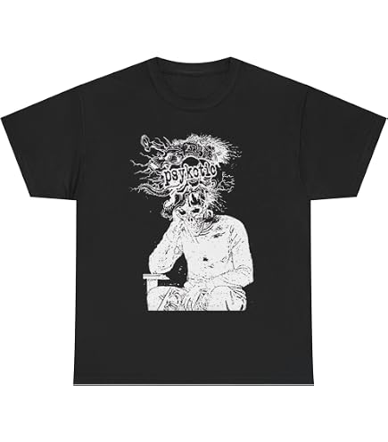 Amazon.com: Osamason Psykotic T-Shirt Tees Album Tour Merch Red
