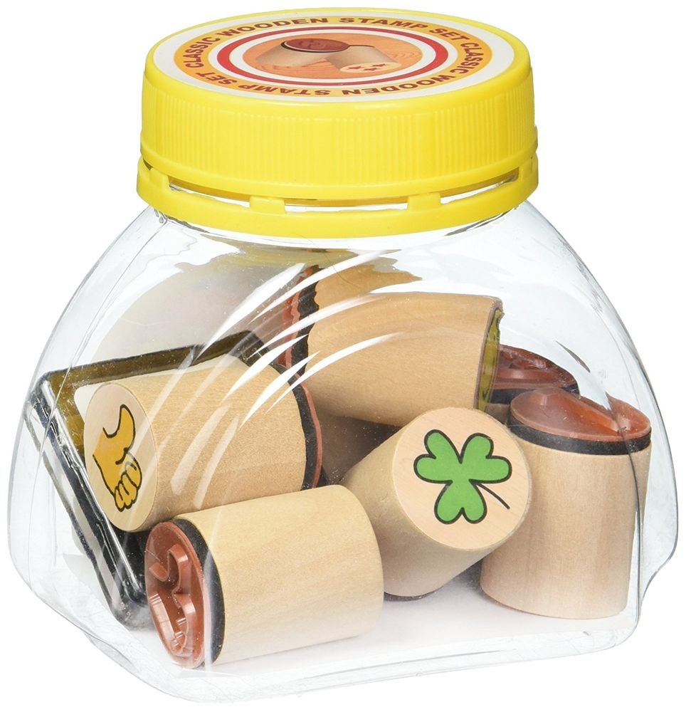 Goki Stamp Cloverleaf, Smile ... (7 Stamps)