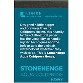 Stonehenge Aqua White Heavy Weight Mini Pad, 300lb, Coldpress, 2.5 x 3.75 Inches, 5 Sheets for Wet and Dry Media