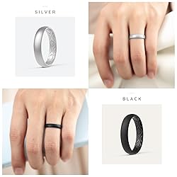 ThunderFit Women Breathable Silicone Promise Rings
