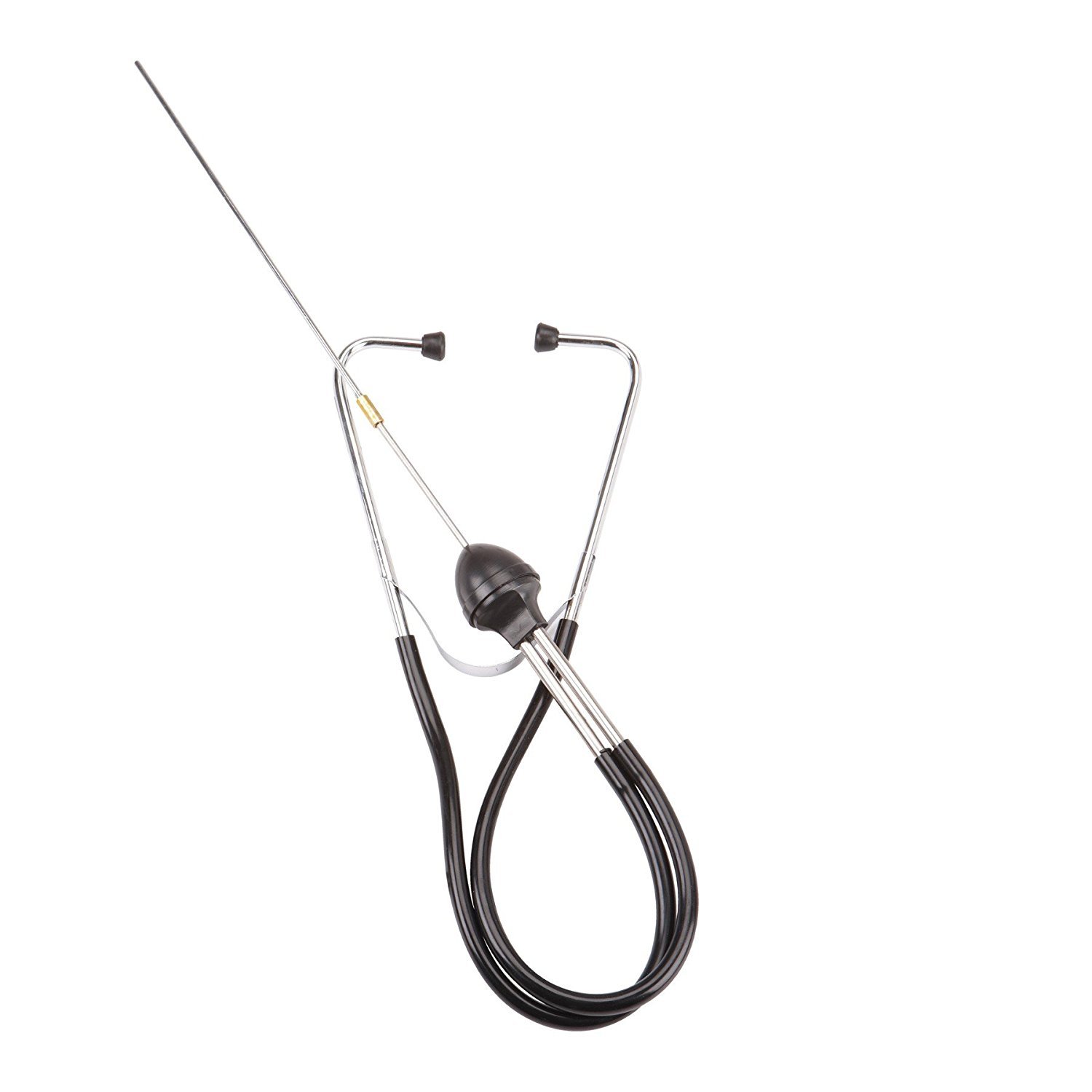 Neilsen CT0998 3pc Mechanics Stethoscope Set – 350mm Metal Probe | Flexible Vinyl Tubing | Super Sensitive Ear Pieces | Ideal for Locating Engine Block Faults