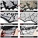 AerWo Black Spider Halloween Lace Lamp Shade Cover for Halloween Lamp Decorations, 18 X 60 inch