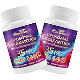 RimTuku Liposomal Astaxanthin Supplement Complex 9-in-1 with Ashwagandha, Lycopene, Zeaxanthin, Antioxidant Supplement Support Eye, Skin & Joint Health, 120 Capsules