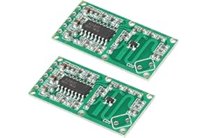 VKLSVAN 2PCS RCWL-0516 Microwave Radar Induction Module Sensor Switch Module Intelligent Induction Switch Module Human Detection Sensor Body Sensor