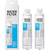 Microfilter HAF-CIN/EXP Refrigerator Water Filter, Compatible with DA29-00020B Carbon Block Filtration, 99% Contaminant Reduction, 6-Month Life 2 Pack