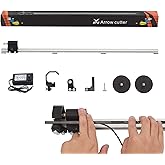 SOPOGER Archery Arrow Saw Electric Carbon Arrow Cutter Mini Reciprocating Saw Adjustable Arrow Square Cutting Building Tool for Pure Mixed Carbon &amp; Fiberglass Arrow Shaft (Black)