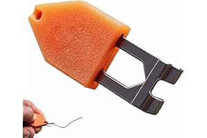 Rope Anchor Hook for Chalk-Line, One-Handed Portable Layout Tool with Spring Loaded Instant Fixing End Hook – No-Nail Anchor 