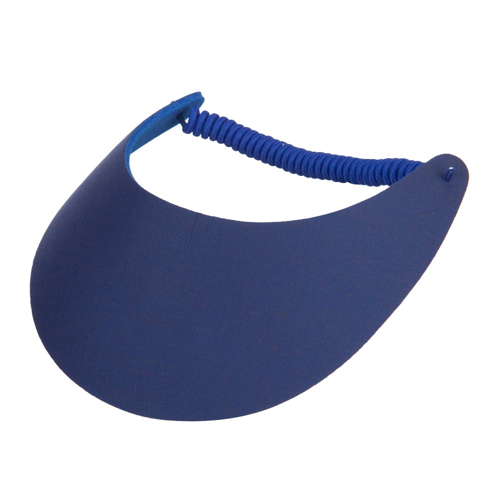 Photo 1 of Otto Caps Fabric Foam Sun String Visor, Royal