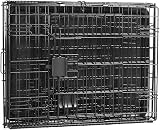 Amazon Basics Small Metal Dog Crate with Double Doors 61 cm L x 46 cm W x 51 cm view 5