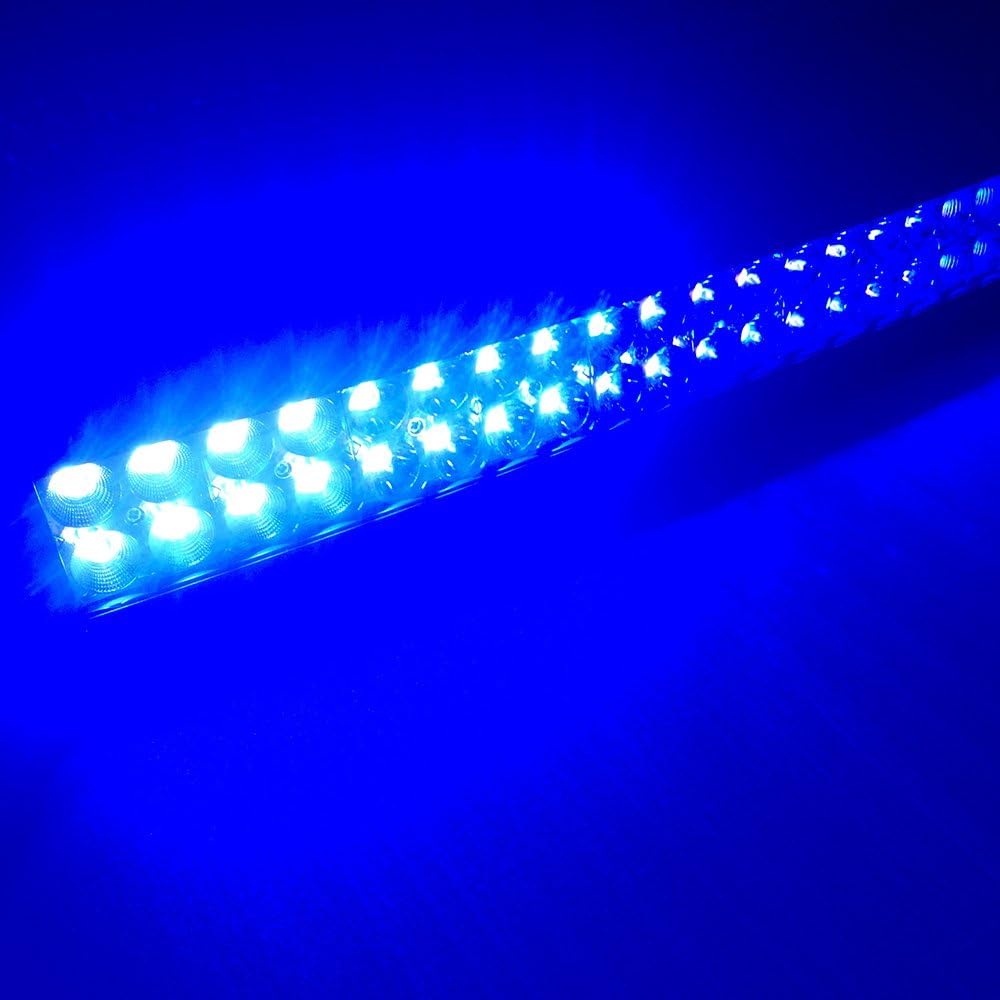 Vivid Light Bars led light bar blue and white combo 50 inch led off road curved lights for trucks