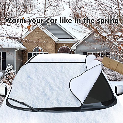 image for Windshield Snow Cover,ZOTO Windshield Cover for Ice and Snow,Universal