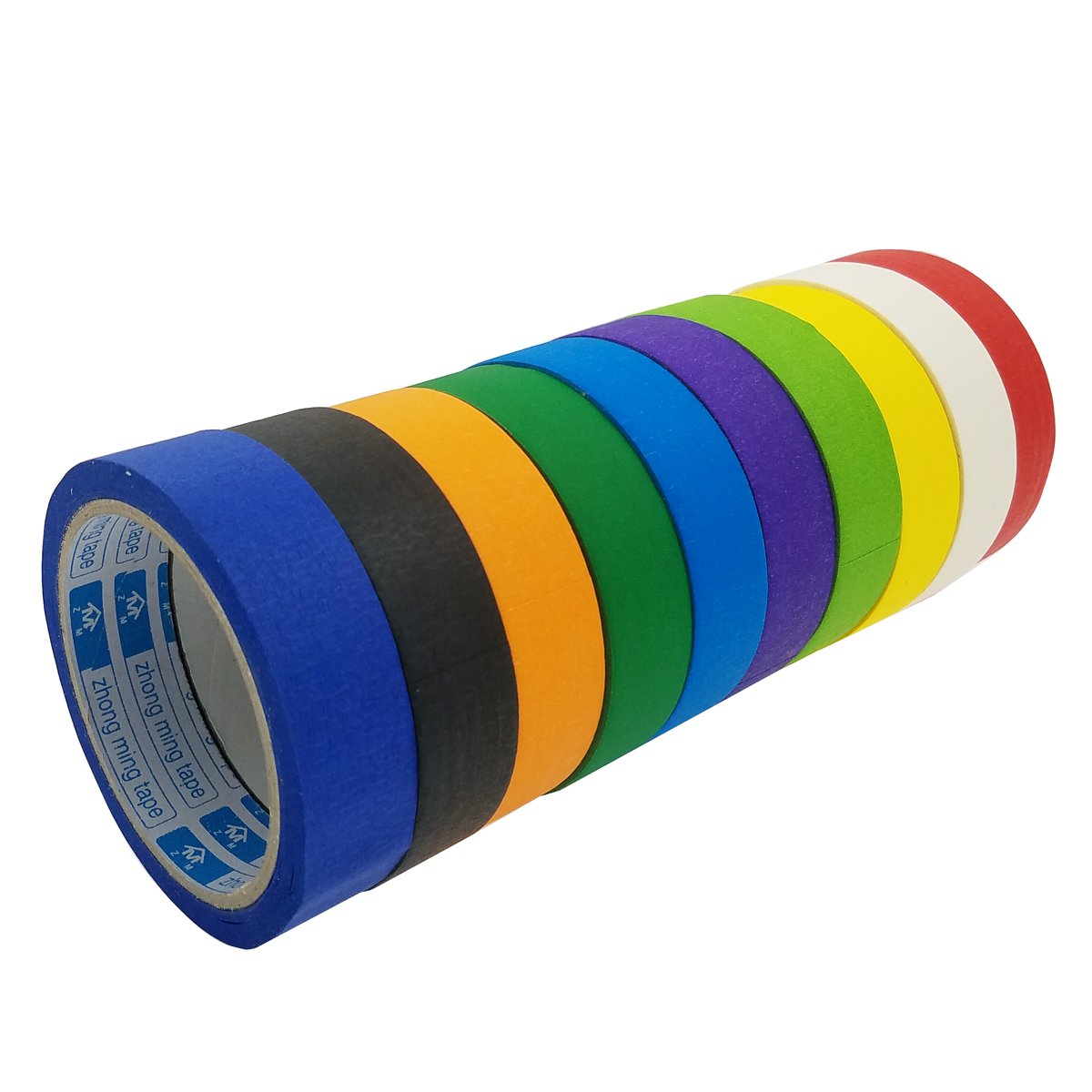 Mjump Multi Colored Masking Tape Painters Washi Tape 10 Rolls Variety Set 711202894631 eBay