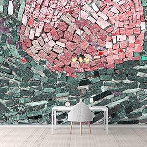 Wall Mural Realistic Rock Colorful Bricks Removable Self-Adhesive Large Wallpaper - 66x96 inches