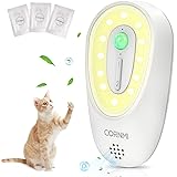 CORNMI Cat Litter Deodorizer,Automatic Pet Odor Eliminator with 12 LED Lights,Deodorization Rate 99%,Smart Sensor Cat Litter