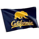 Desert Cactus University of California Berkeley UCB Flag - 3 x 5 Feet Golden Bears Banner, Indoor/Outdoor Durable Fabric, 100% Polyester Design (Style 4)