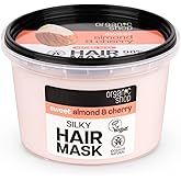 Organic Shop Hair Mask – Almond & Cherry Deep Conditioner, Hydrates, Nourishes & Repairs Dry, Damaged Hair, Intensive Hydration All Hair Types. 250 ml