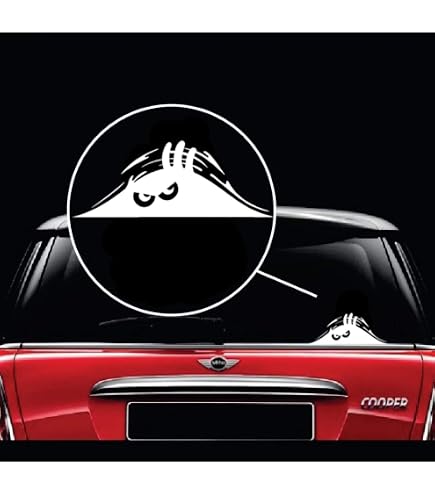Autocollants Réfléchissants Pour Voiture - Stickers Drôles Pour Bouchon De Réservoir Et Carrosserie (Lot De 1, 11x15 Cm)