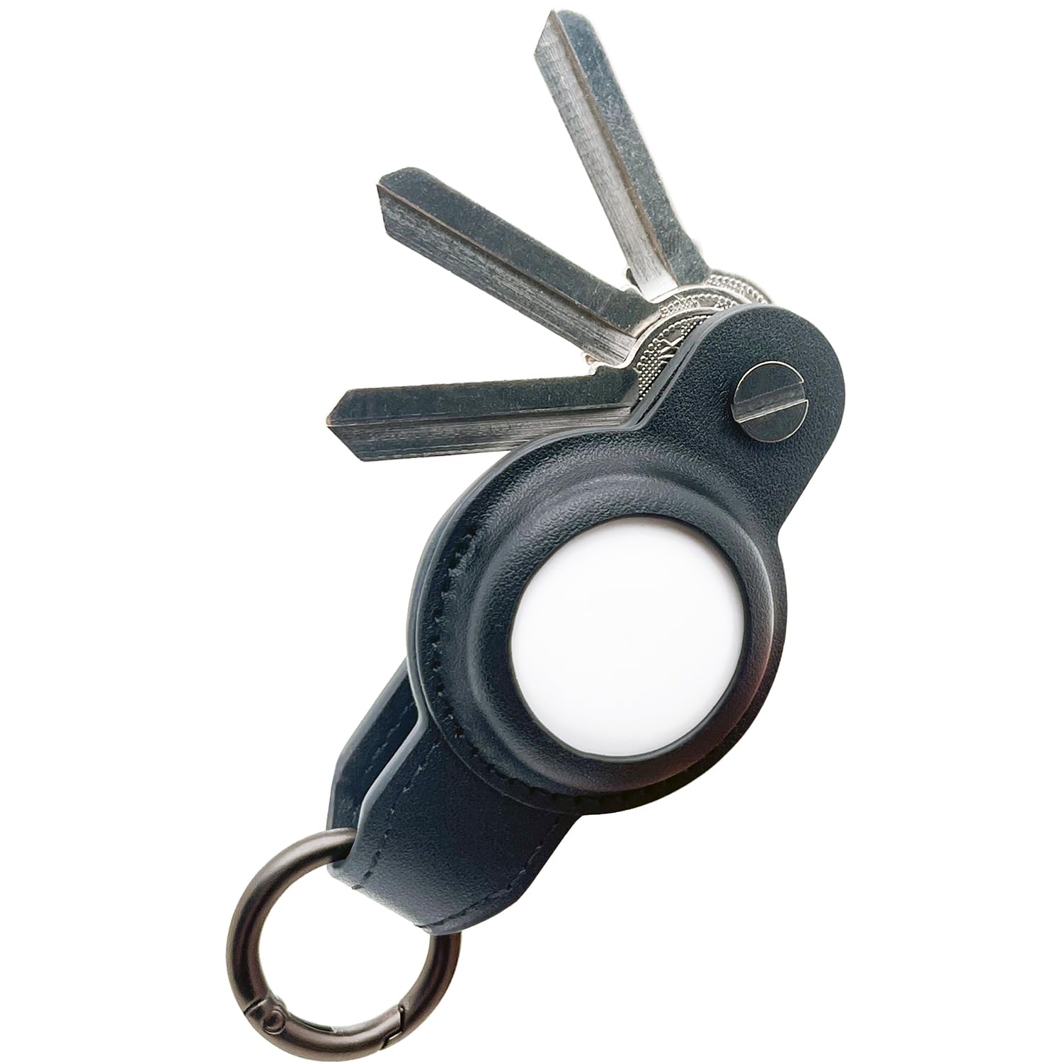 Mua CAXGEK Air Tag Key Organizer, Compact Leather Keychain for Apple