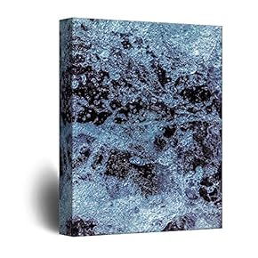 Canvas Wall Art Inner Feature of Stones Print Gallery Wrap Modern Home Decoration Ready to Hang - 12x18 inches