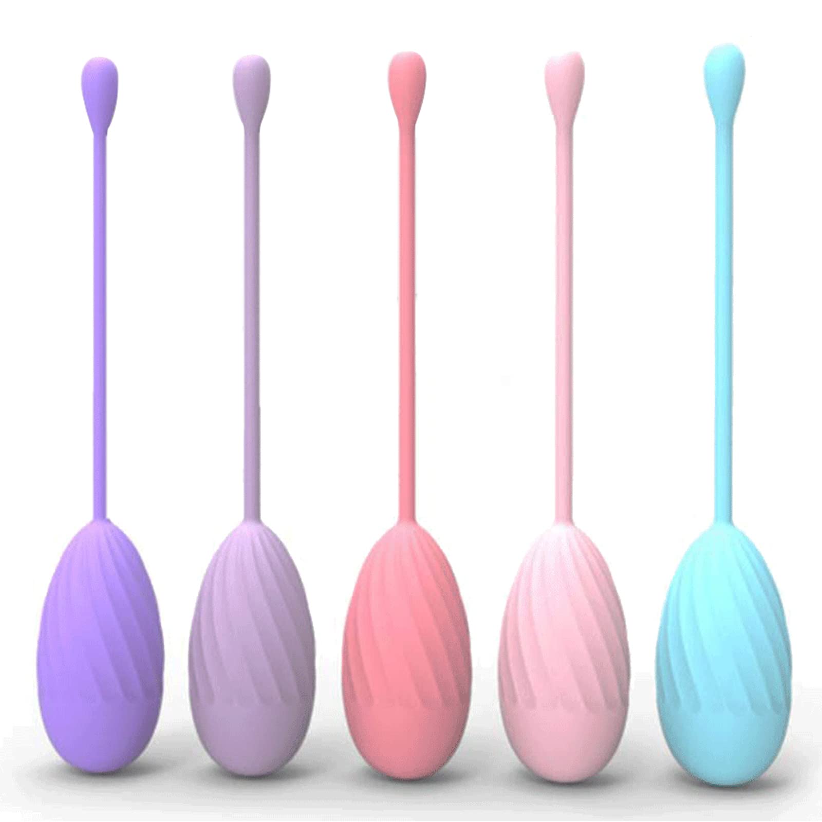 Kegel Weighted Exercise Balls - Doctor Recommended:for Pelvic Floor Tightening & Strengthen Bladder Control for Beginners to Advanced -Prevent Prolapse (Set of 5)