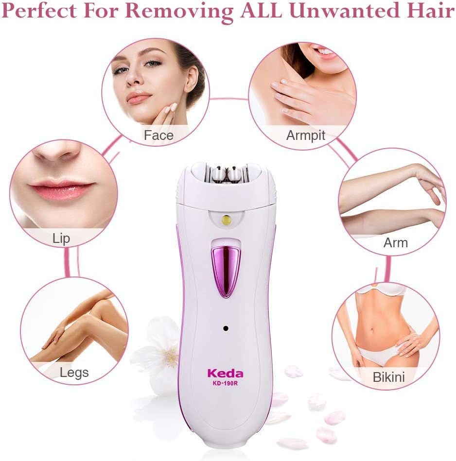 Epilators for Women, Mini Epilator Facial Hair Remover Cordless Ladies