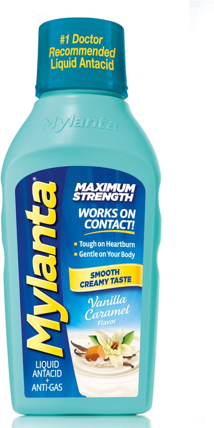 Mylanta Gas Relief Tablets, Mini-Tabs, Mint, 50 Count: Health & Personal Care