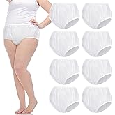 9 Pcs Waterproof Incontinence Underpants Plastic Pants Leak Proof Incontinence Underwear Adult Diaper Cover(l,Clear)
