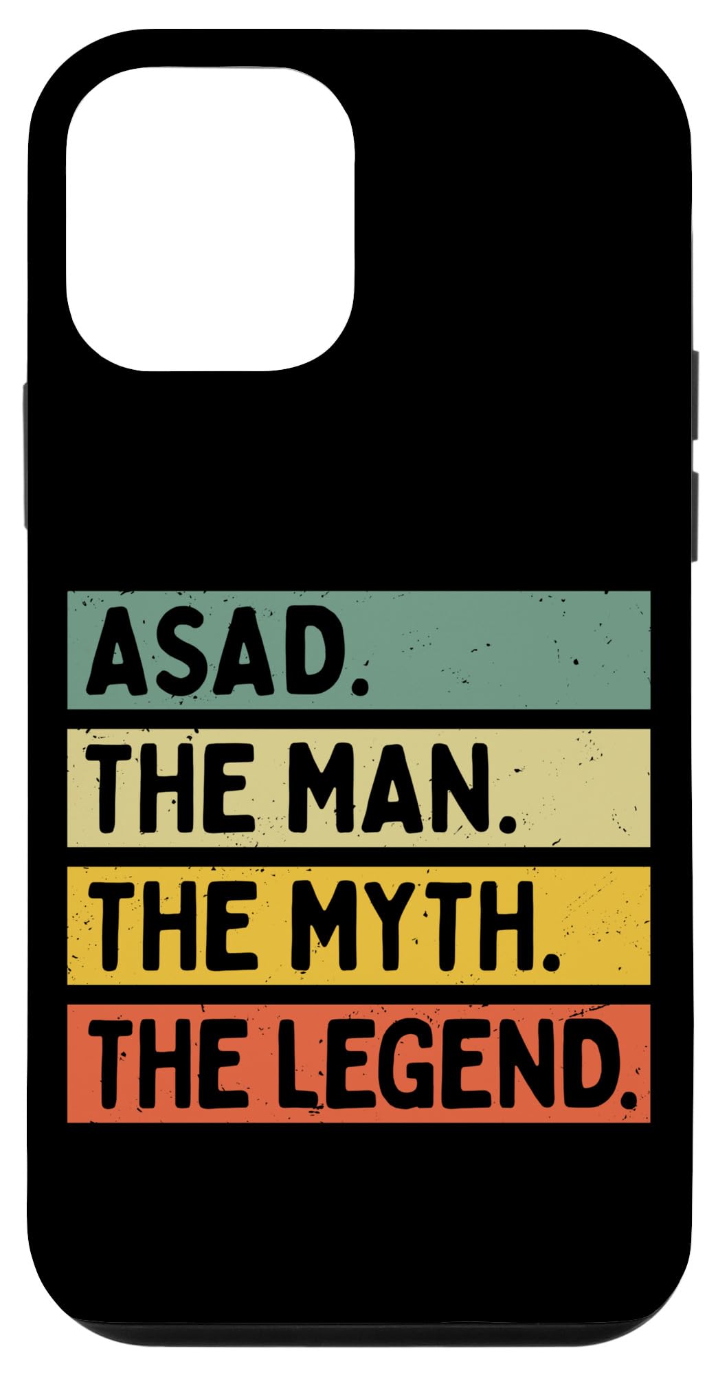iPhone 12 mini Asad The Man The Myth The Legend Funny Personalized Quote Case